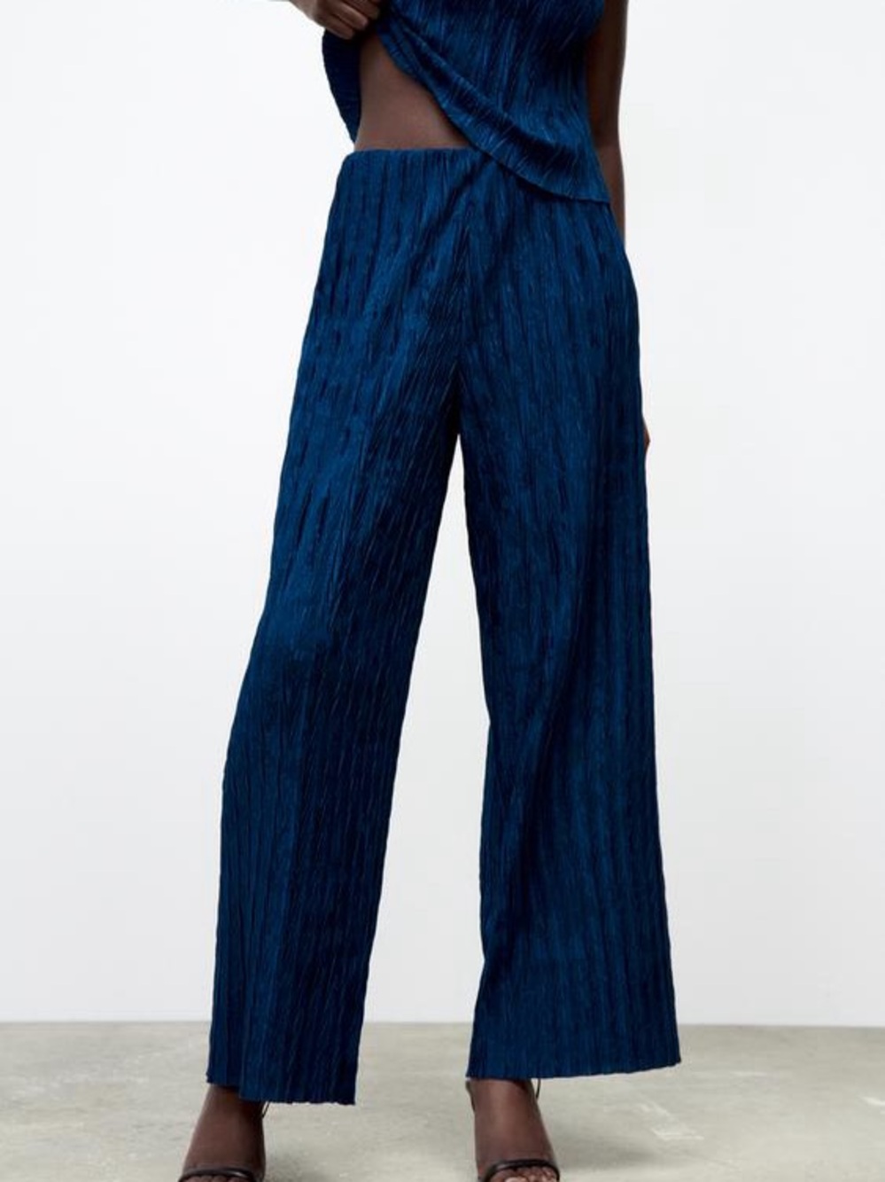 Zara Sleeveless Navy matching set - Picture 3 of 5